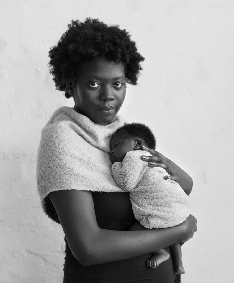Sudanese mother and newborn baby