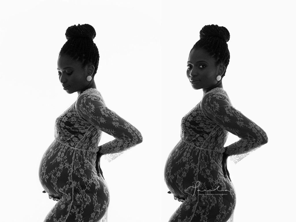 Pregnancy Silhouette at Maternity Photoshoot