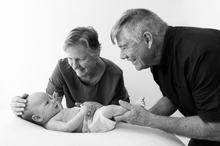 Grandparent + Bubs Photoshoots in Melbourne